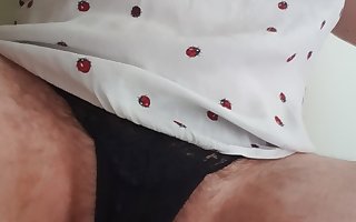Hairy, panties, suffocating squirt quickie trailer