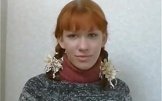Russian Downcast Redhead Teen Anal Casting