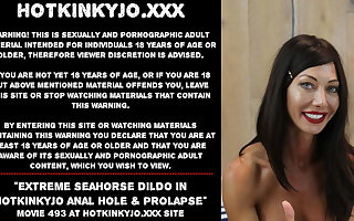 Progressive seahorse dildo in Hotkinkyjo anal hole & prolapse