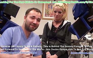 $CLOV – BUSTY Blond Bella Ink Gets Gyno Exam Exotic Doctor Tampa