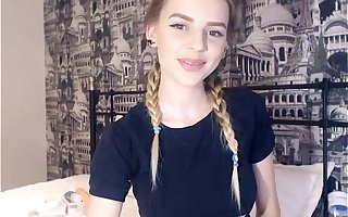 19 Year Old Teen Shows Her Consummate Tits On Webcam Part 1