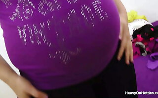 Edacious Pregnant Beauteous Gets Pussy Rim