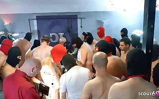 Pussy Luxuriant Sperm - German Creampie Bukkake Gangbang