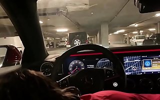 Genevieve Sinn Sucks Sevyan Hardens In Benz