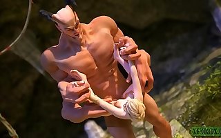 The Titan Monster. 3D hentai