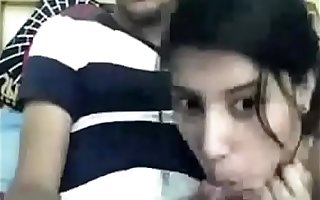 My Indian Breast-feed Sucks Cock Move onward Webcam