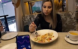 Fetch Remote Vibrator In Ikea And Restaurant - SFW By Letty Lowering