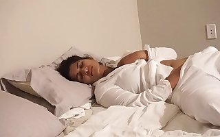 Desi Bhabi fucks herself in bed - Maya